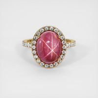 9.21 Ct. Ruby  Ring - 14K Yellow Gold 1