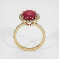 9.21 Ct. Ruby  Ring - 14K Yellow Gold 3