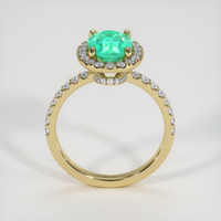 1.70 Ct. Emerald Ring, 18K Yellow Gold 3
