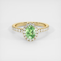 0.90 Ct. Gemstone Ring, 18K Yellow Gold 1