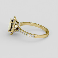 1.53 Ct. Multi Color Tourmaline Ring, 18K Yellow Gold 4