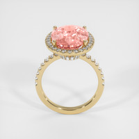 9.05 Ct. Sapphire Ring, 18K Yellow Gold 3