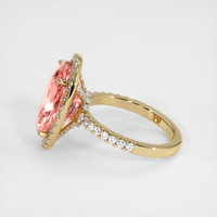 9.05 Ct. Sapphire Ring, 18K Yellow Gold 4