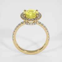 3.06 Ct. Sapphire Ring, 18K Yellow Gold 3