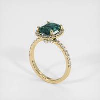3.24 Ct. Sapphire Ring, 18K Yellow Gold 2