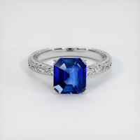1.97 Ct. Sapphire Ring, Platinum 950 1