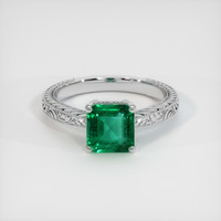 2.07 Ct. Emerald Ring, Platinum 950 1