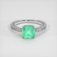 1.88 Ct. Emerald Ring, Platinum 950 1