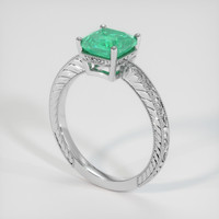 1.88 Ct. Emerald Ring, Platinum 950 2