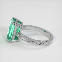 3.72 Ct. Emerald Ring, Platinum 950 4