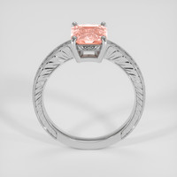 1.68 Ct. Padparadscha Sapphire Ring, Platinum 950 3