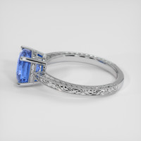 3.03 Ct. Blue Sapphire Ring, Platinum 950 4