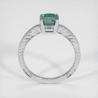 1.75 Ct. Bluish Green Sapphire Ring, Platinum 950 3