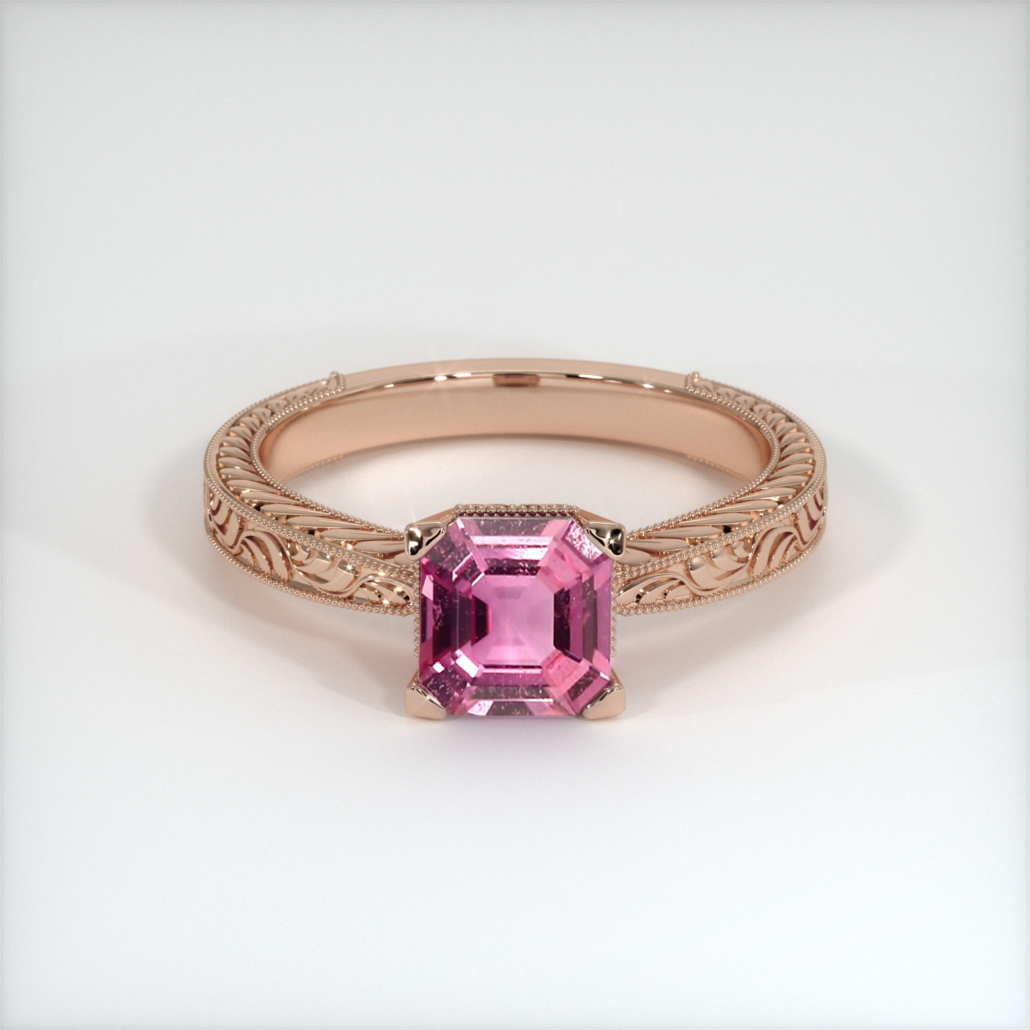 ☆nff☆ sun magenta ring nff16 Sapphire Ring 1.22 Ct. 14K Rose Gold | The Natural Sapphire