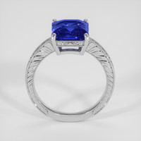 5.06 Ct. Blue Sapphire Ring, 10K White Gold 3