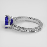 2.41 Ct. Blue Sapphire Ring, 10K White Gold 4