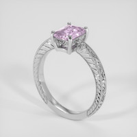 1.61 Ct. Pinkish Purple Sapphire Ring, 10K White Gold 2
