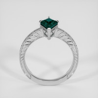 1.57 Ct. Greenish Blue Sapphire Ring, 10K White Gold 3