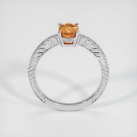 1.36 Ct. Orangish Brown Sapphire Ring, 10K White Gold 3