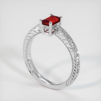 Ruby Ring 0.75 Ct., 14K White Gold Preview