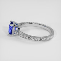 1.53 Ct. Blue Sapphire Ring, 14K White Gold 4