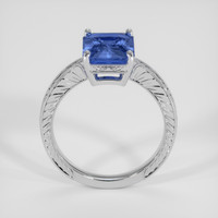 4.12 Ct. Blue Sapphire Ring, 14K White Gold 3