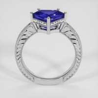 2.41 Ct. Blue Sapphire Ring, 18K White Gold 3