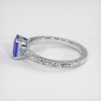 1.39 Ct. Sapphire Ring, 18K White Gold 4