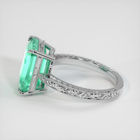 4.73 Ct. Emerald Ring, 18K White Gold 4
