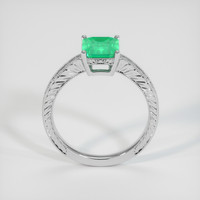 1.38 Ct. Emerald Ring, 18K White Gold 3
