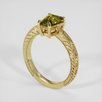 1.55 Ct. Bi Color Sapphire Ring, 14K Yellow Gold 2