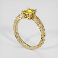 1.51 Ct. Yellow Sapphire Ring, 14K Yellow Gold 2