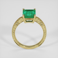 2.36 Ct. Emerald Ring, 18K Yellow Gold 3