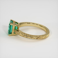 1.90 Ct. Emerald Ring, 18K Yellow Gold 4