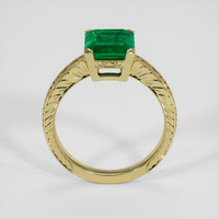 2.34 Ct. Emerald Ring, 18K Yellow Gold 3