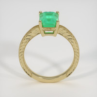 1.89 Ct. Emerald Ring, 18K Yellow Gold 3