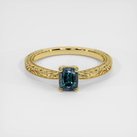 0.55 Ct. Gemstone Ring, 18K Yellow Gold 1