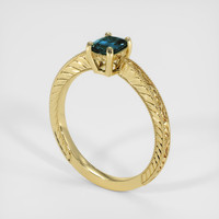 0.55 Ct. Gemstone Ring, 18K Yellow Gold 2
