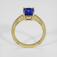 2.32 Ct. Blue Sapphire Ring, 18K Yellow Gold 3