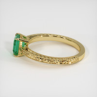 1.59 Ct. Emerald Ring, 18K Yellow Gold 4