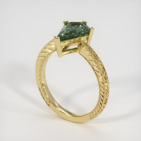2.18 Ct. Sapphire Ring, 18K Yellow Gold 2