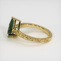 2.18 Ct. Sapphire Ring, 18K Yellow Gold 4