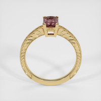1.32 Ct. Pinkish Brown Sapphire Ring, 18K Yellow Gold 3