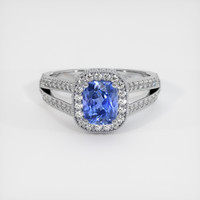 1.35 Ct. Sapphire Ring, Platinum 950 1