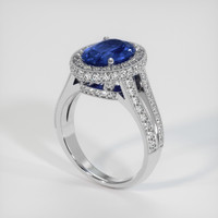 2.71 Ct. Sapphire Ring, Platinum 950 2