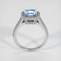 1.58 Ct. Blue Sapphire Ring, 10K White Gold 3