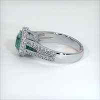 1.41 Ct. Sapphire Ring, 14K White Gold 4