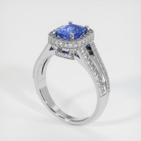 1.35 Ct. Sapphire Ring, 18K White Gold 2