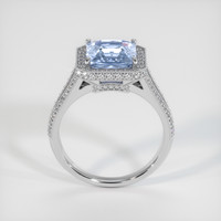 4.20 Ct. Sapphire Ring, 18K White Gold 3