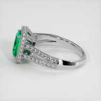1.49 Ct. Emerald Ring, 18K White Gold 4